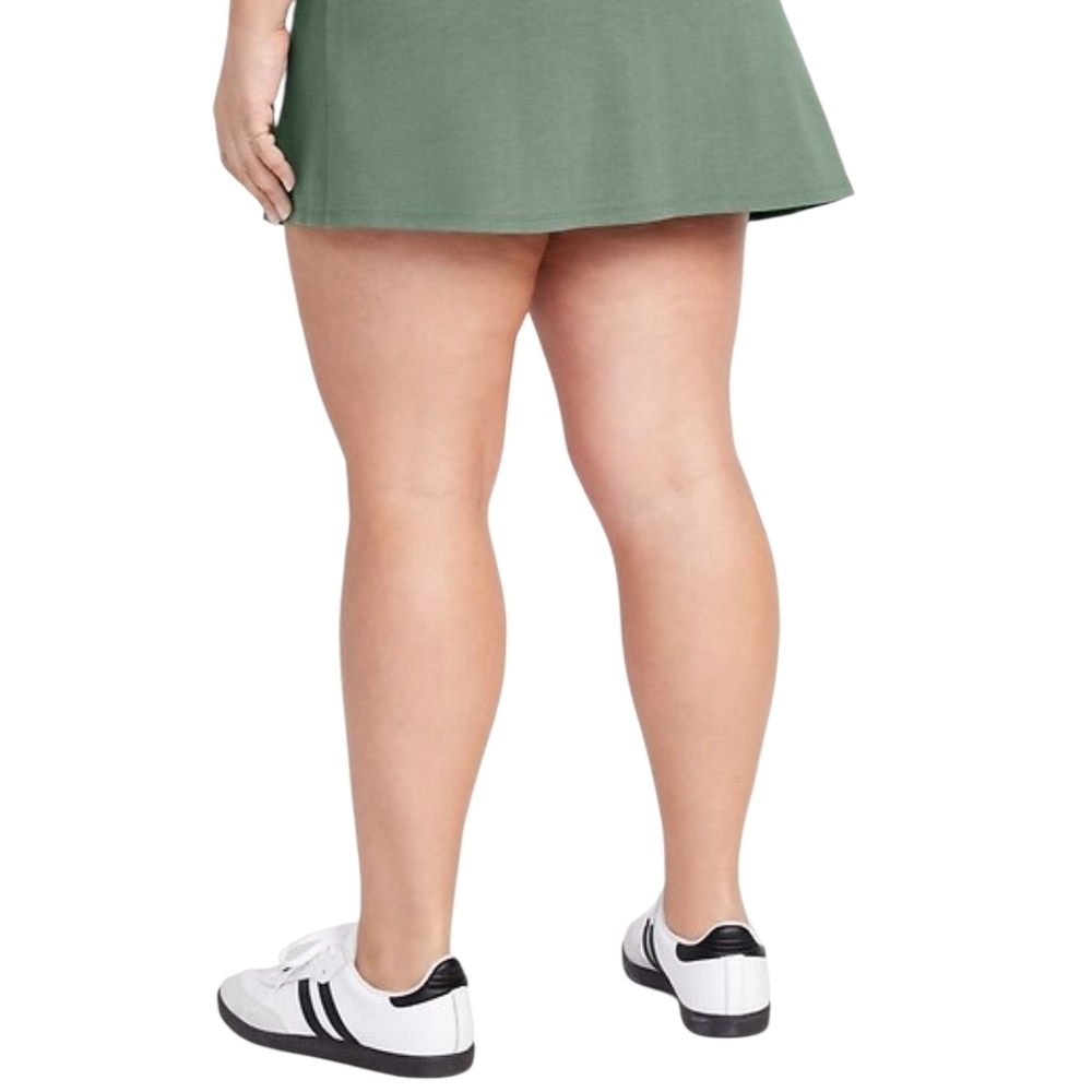 Old Navy Stretchtech E Olive Mini Skort